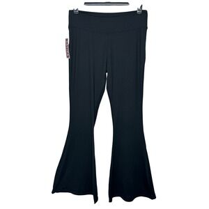 Satina Flare Leggings Black Size XX-Large (Long) Super Soft NWT  NEW!